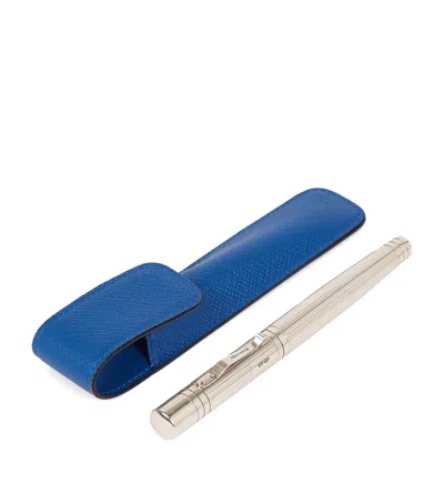 SMYTHSON PANAMA LEATHER PEN SLEEVE