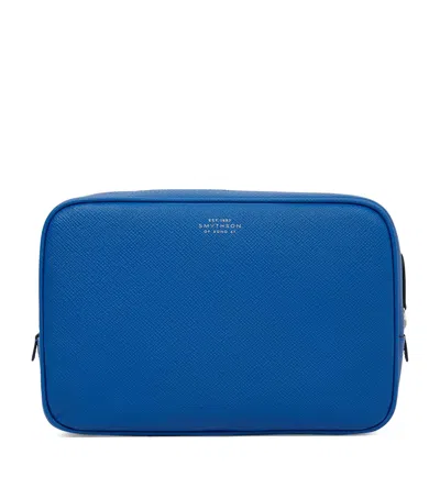 SMYTHSON PANAMA LEATHER TECH ORGANISER POUCH