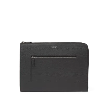 SMYTHSON SMYTHSON SMALL LAPTOP CASE WITH ZIP IN LUDLOW