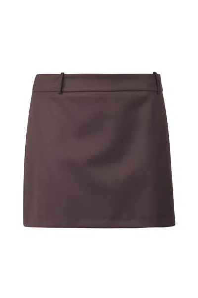 SO ALLURE SO ALLURE - GONNA - 460543 - CHOCOLATE