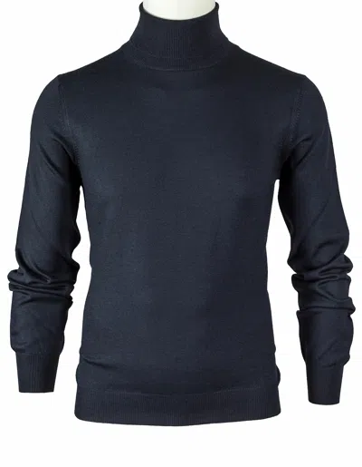 SOBS HERRENMODE SOBS ROLLKRAGENPULLOVER IN SCHWARZ AUS SCHURWOLLE /// REGEUR260