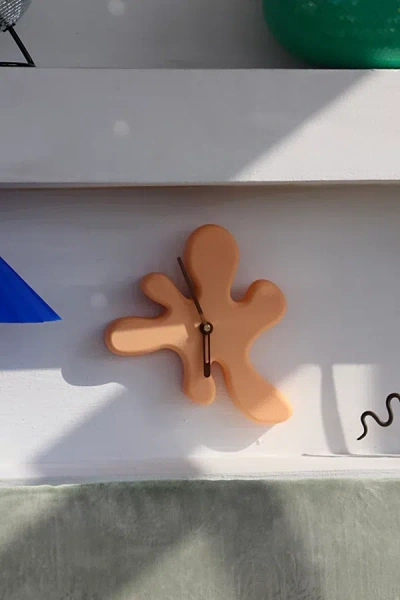SOFIEST DESIGNS SPLAT CLOCK KIT IN ORANGE AT URBAN OUTFITTERS