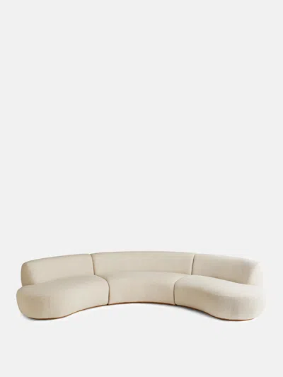 SOHO HOME ALINE SERPENTINE SECTIONAL SOFA