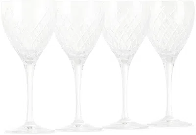 SOHO HOME BARWELL WHITE WINE GLASS SET, 4 PCS