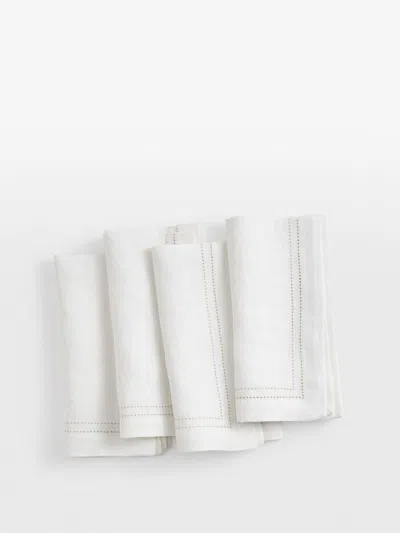 SOHO HOME FINLEY HEMSTITCH NAPKINS