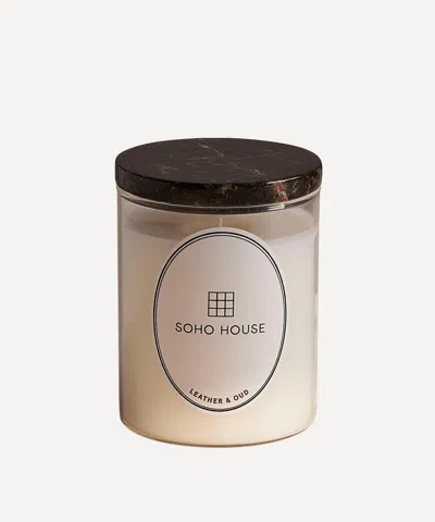 SOHO HOME SOHO HOME LEATHER AND OUD CANDLE 250G