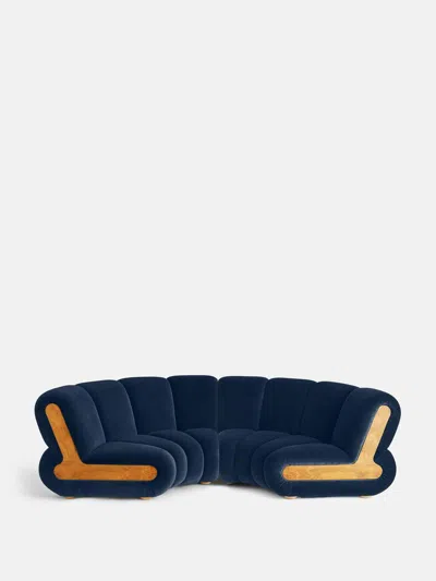 SOHO HOME NOELLE SECTIONAL CURVED SOFA