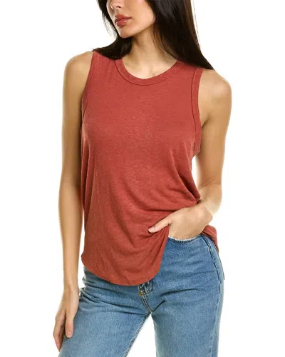 SOL ANGELES WOMENS ECO SLUB TANK IN CAYENNE