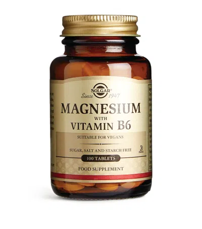 SOLGAR MAGNESIUM WITH VITAMIN B6