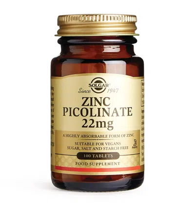 SOLGAR ZINC PICOLINATE 22MG