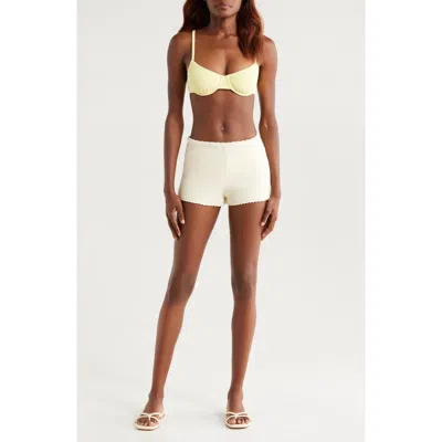 SOLID & STRIPED SOLID & STRIPED THE CELESTE COTTON KNIT COVER-UP SHORTS