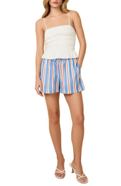 SOLID & STRIPED SOLID & STRIPED THE DELTA STRAPPY LINEN BLEND CAMISOLE