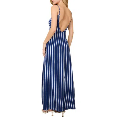 SOLID & STRIPED SOLID & STRIPED THE ROSETTA STRIPE SLEEVELESS MAXI DRESS