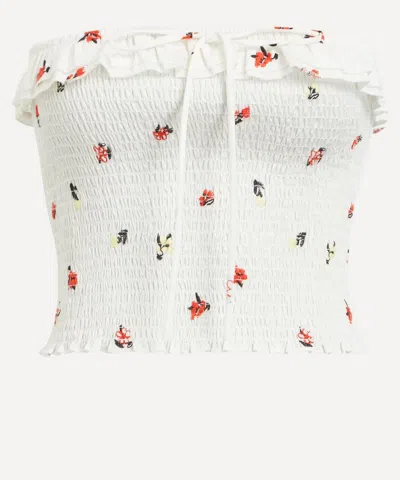 SOLID & STRIPED SOLID & STRIPED WOMEN'S NIKKI EMBROIDERED TOP