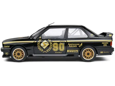 SOLIDO 1990 BMW E30 M3 BLACK "SOLIDO 90TH ANNIVERSARY" LIVERY LIMITED EDITION "COMPETITION" SERIES 1/18 DIE