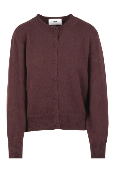 SOLOTRE SOLOTRE - CARDIGAN - 460773 - BORDEAUX