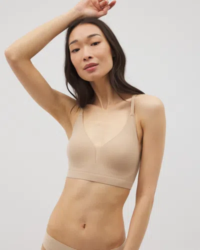 SOMA ENBLISS RACERBACK MESH BRALETTE IN NUDE SIZE MEDIUM | SOMA WOMEN'S BRAS