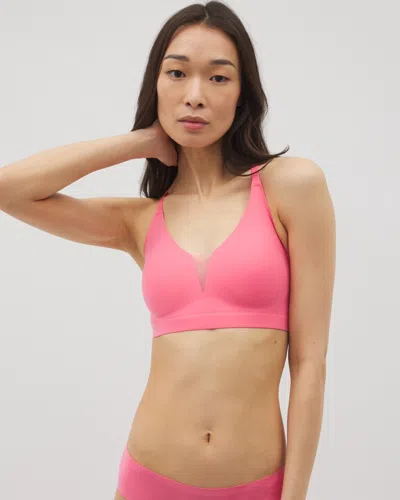 SOMA ENBLISS RACERBACK MESH BRALETTE IN PINK SIZE LARGE | SOMA WOMEN'S BRAS