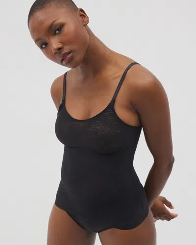 SOMA WOMEN'S  LIGHTWEIGHT SHAPEWEAR LACE CAMI IN BLACK SIZE MEDIUM