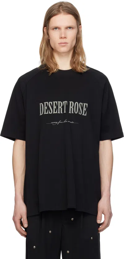 SONG FOR THE MUTE BLACK 'DESERT ROSE' RAGLAN T-SHIRT