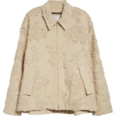SONG FOR THE MUTE SONG FOR THE MUTE TONAL APPLIQUÉ COTTON TWILL JACKET