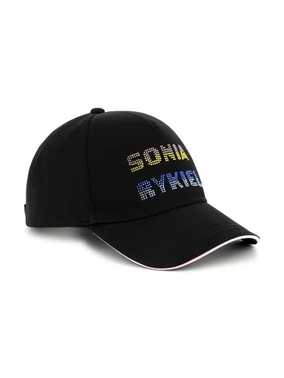 SONIA RYKIEL ENFANT LOGO-EMBELLISHED CAP