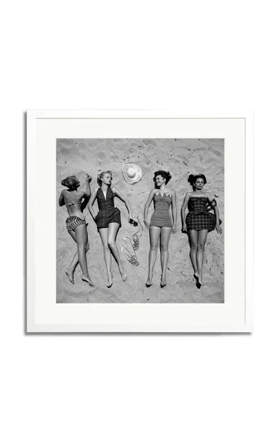 SONIC EDITIONS EXCLUSIVE BEACHWEAR 1950 FRAMED PHOTOGRAPHY PRINT