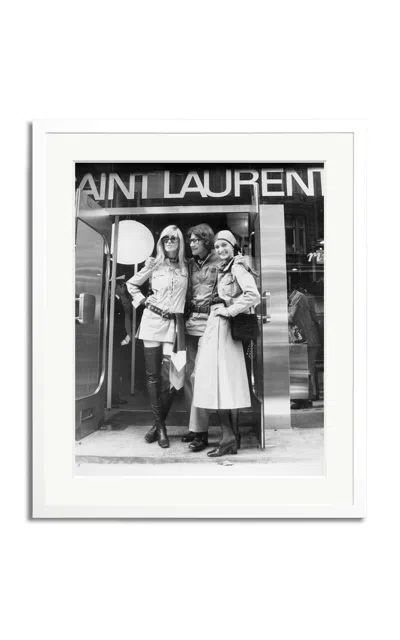 SONIC EDITIONS YSL ON BOND STREET FRAMED PHOTOGRAPHY PRINT