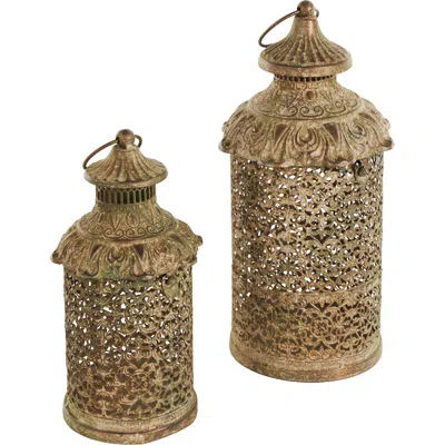 SONOMA SAGE HOME SONOMA SAGE HOME SET OF 2 LANTERN CANDLEHOLDERS