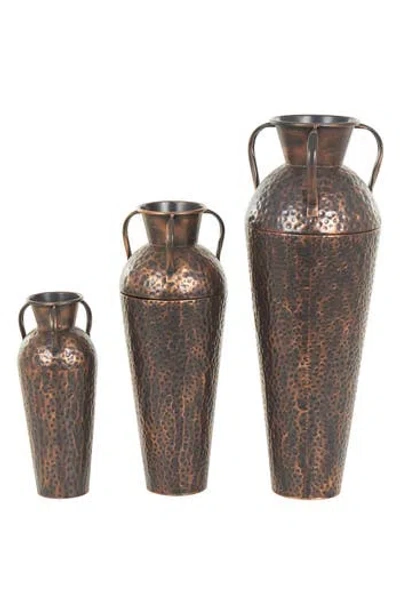 SONOMA SAGE HOME SONOMA SAGE HOME SET OF 3 ASSORTED METAL VASES