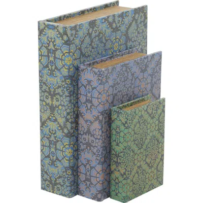 SONOMA SAGE HOME SONOMA SAGE HOME SET OF 3 FAUX BOOK BOXES
