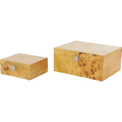 SONOMA SAGE HOME SONOMA SAGE HOME WOOD SET OF 2 DECORATIVE BOXES