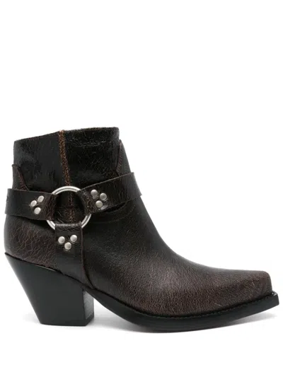 SONORA 70MM JALAPENO BELT BIKER BOOTS