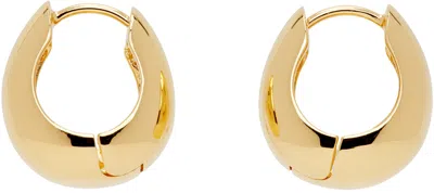 SOPHIE BUHAI GOLD HINGED HOOP EARRINGS