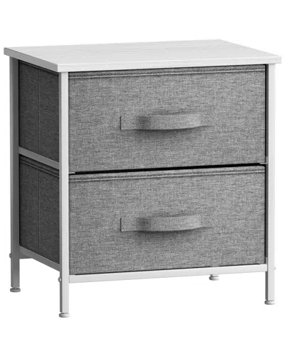 SORBUS SORBUS 2 DRAWER NIGHTSTAND DRESSER