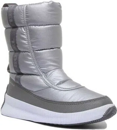 SOREL SOREL OUT' ABOUT DAMEN WASSERDICHTE BAUSCHIG WINTERSTIEFEL SILBER UK GRÖSSE 3 - 8