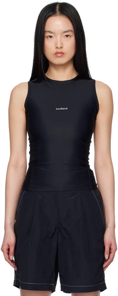SOULLAND BLACK MIRA TANK TOP