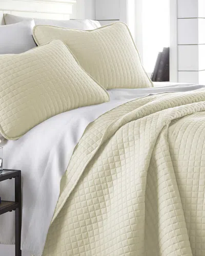 SOUTH SHORE LINENS SOUTH SHORE LINENS OVERSIZED GEOMETRIC EASY CARE QUILT SET