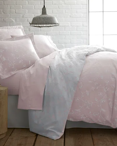 SOUTH SHORE LINENS DISCONTINUED SOUTH SHORE LINENS SOFT SHABBY CHIC FLORAL COTTON SATEEN DUVET SET