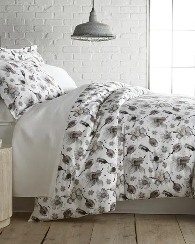 SOUTH SHORE LINENS SOUTH SHORE LINENS WATERCOLOR SYMPHONY COTTON DUVET COVER AND SHAM SET