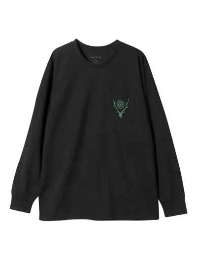 SOUTH2 WEST8 CIRCLE HORN T-SHIRT