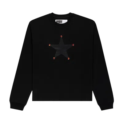 SP5DER SP5DER PORNSTAR LONGSLEEVE TEE 'BLACK' | MEN'S SIZE L