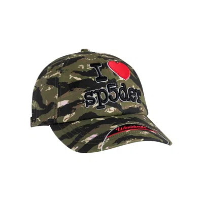 SP5DER SP5DER SOUVENIR 6-PANEL HAT 'CAMO' | GREEN | MEN'S SIZE ONESIZE