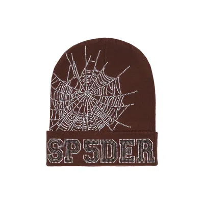 SP5DER SP5DER WEB BEANIE 'BROWN'