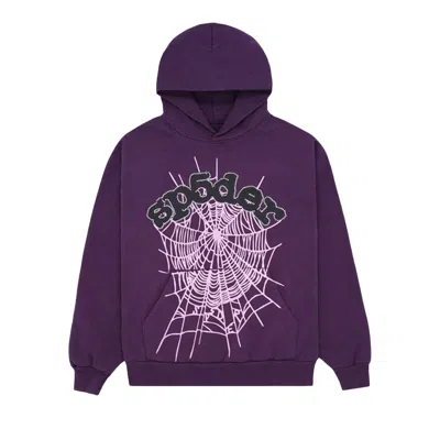SP5DER SP5DER WEB HOODIE 'GRAPE'