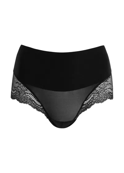 SPANX SPANX UNDIE-TECTABLE LACE-TRIMMED SEAMLESS BRIEFS