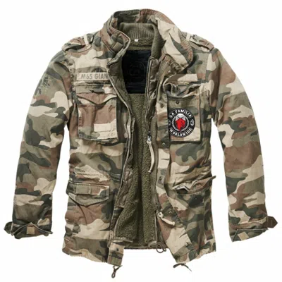 SPASS KOSTET ARMEE WINTERJACKE FELDJACKE LA FAMILIA FCK WORLDWIDE BIKER SUPPORT GRÖSSE S - 7XL