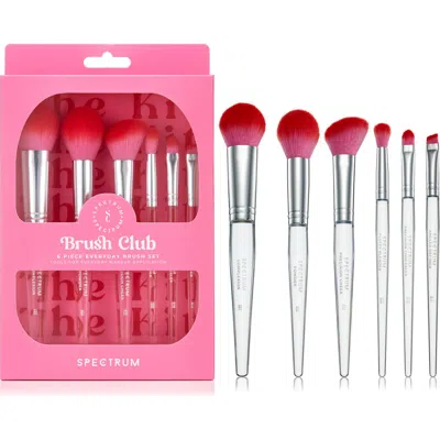 SPECTRUM SPECTRUM BRUSH CLUB 6-PIECE MAKEUP BRUSH SET