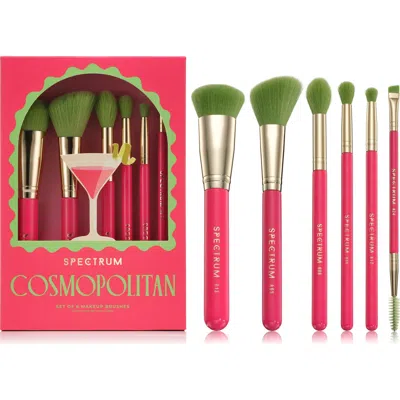 SPECTRUM SPECTRUM COCKTAILS COLLECTION COSMOPOLITAN 6-PIECE MAKEUP BRUSH SET