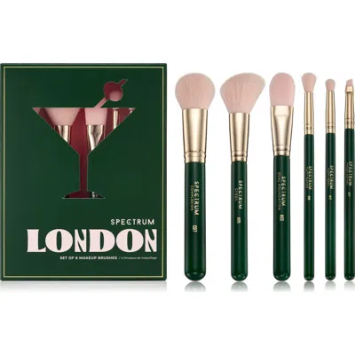 SPECTRUM SPECTRUM TRAVEL BOOKS COLLECTION LONDON 6-PIECE MAKEUP BRUSH SET